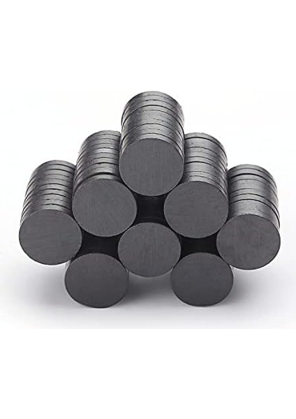 Magneteksan Ø17X3 mm Ferrit Süsleme Mıknatısı - 250 Adet modelleri