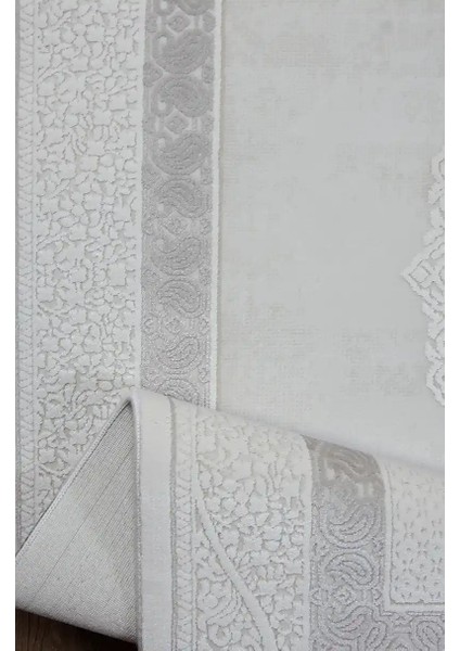 Pulgar Çerçeveli Krem Akrilik Makine Halısı fırsatları