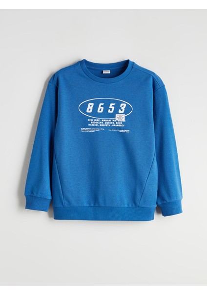 Yeni Sezon Bisiklet Yaka Erkek Çocuk Sweatshirt