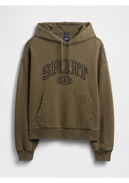 Erkek Yeşil Heavyweight Oversized Gap Logo Sweatshirt fiyatları