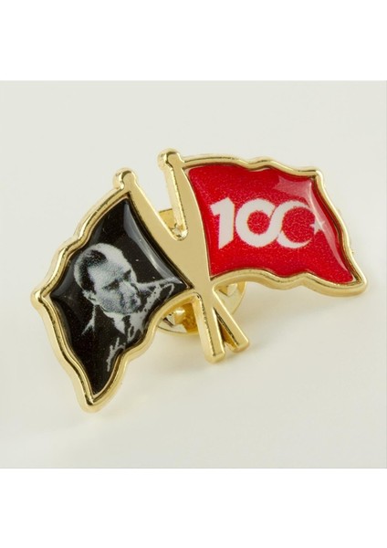 Cumhuriyetin 100. Yılına Özel Yaka Rozet