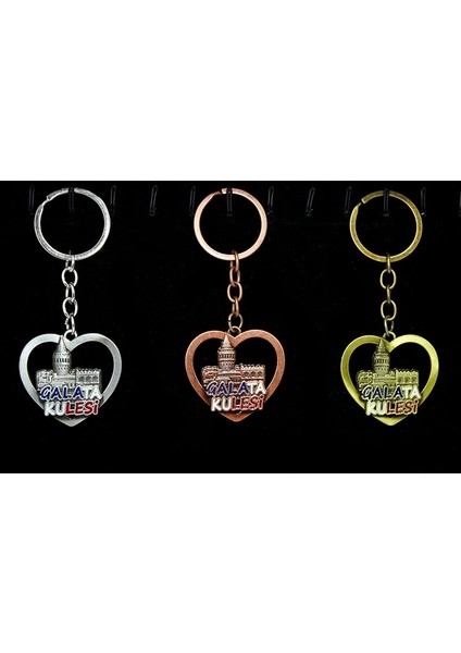 Metal Galata Kulesi Anahtarlık ALK2209