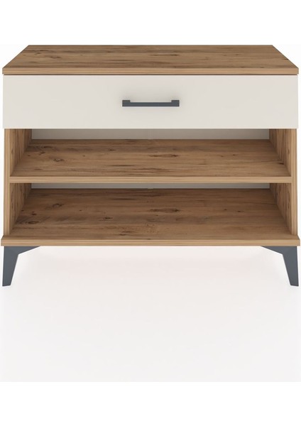 Arges Şifonyer Tek Raflı Tek Çekmeceli 88X30X64 Çam-Aytaşı