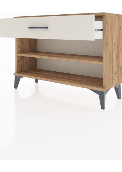 Arges Şifonyer Tek Raflı Tek Çekmeceli 88X30X64 Çam-Aytaşı fırsatları