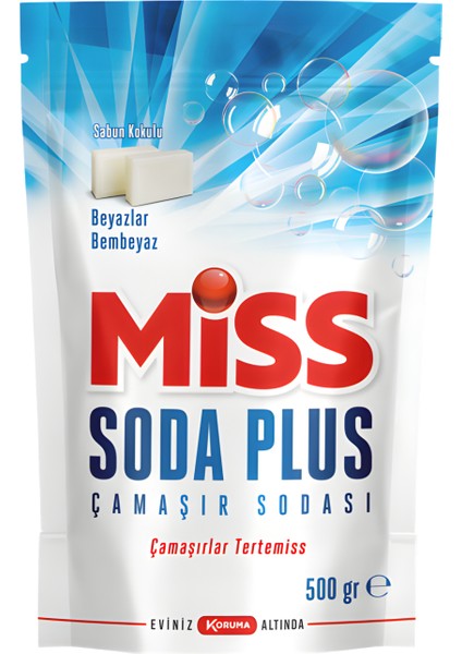 Soda Plus Çamaşır Sodası Beyaz Sabun Kokulu 500 gr
