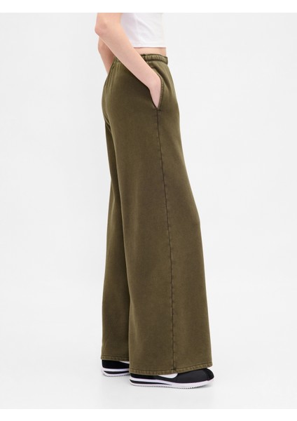 Kadın Yeşil Vintagesoft Baggy Wide-Leg Eşofman Altı indirimleri