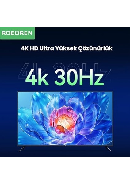 4K 30Hz Type-C To HDMI Çevirici Dönüştürücü 15 cm fiyatları