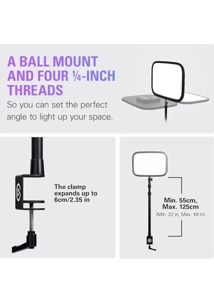 Key Yayın&stüdyo Işığı, 2800 Lümen, Ayarlanabilir ve Parlaklık Seviyesi (10GAK9901) fiyatları