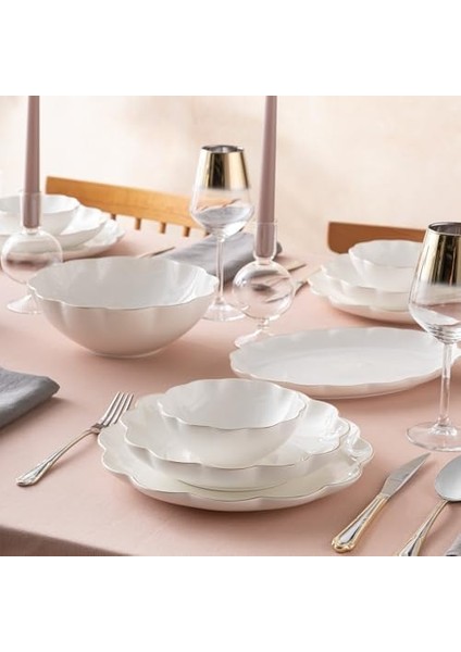 Istanbul Porselen Gonca 29 Parça Yemek Takımı Gold modelleri