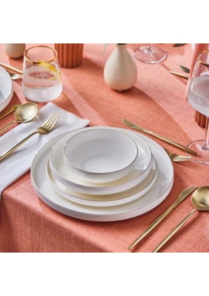 Stream Bone Saturn 24 Parça 6 Kişilik Yemek Takımı Gold fiyatları