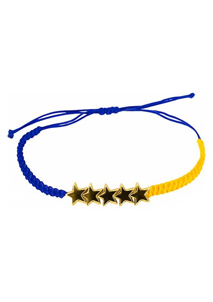 5 Yıldızlı Fenerbahçe Sarı & Lacivert Taraftar Bilekliği – (El Yapımı Ayarlanabilir Makrome) fiyatları