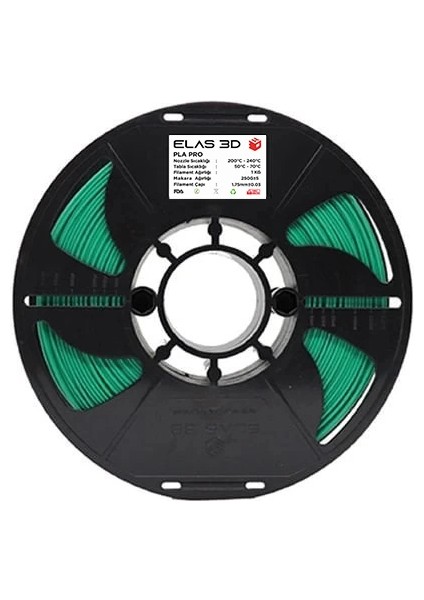 3D Fıstık Yeşil Pla Pro 1kg Filament