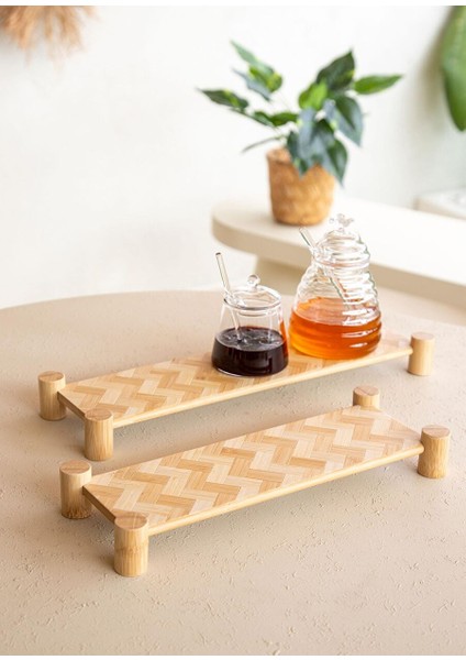 Wicker Bambu Tepsi 41X12 cm TPS0070 modelleri