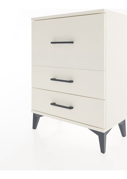 Arges Komodin 3 Çekmeceli 60X30X80 Aytaşı-Aytaşı modelleri