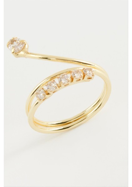 Yılan Zirkon Taşlı Yüzük modelleri