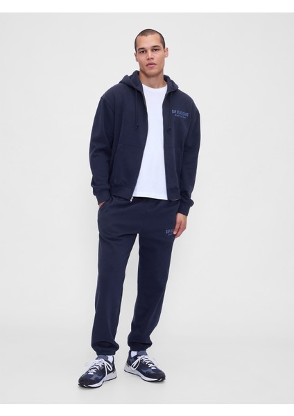 Erkek Lacivert Vintagesoft Gap Logo Fermuarlı Sweatshirt indirimleri