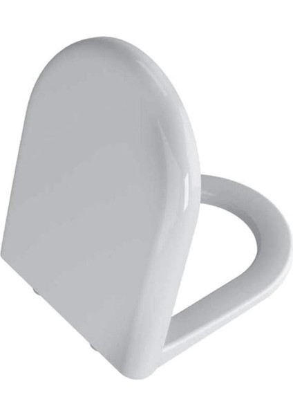 Zentrum 94-003-009 Yavaş Kapanır Klozet Kapağı, Duroplast, Beyaz
