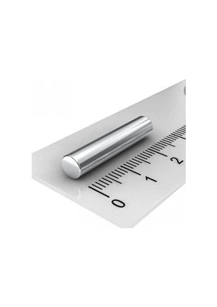 10ADET D5X25MM Silindir Mıknatıs - Çok Güçlü Mıknatıs