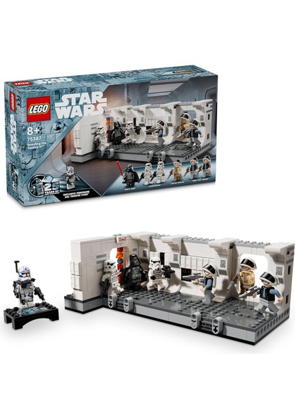 Tantive Iv’e Biniş 75387 – 8 Yaş ve Üzeri Kız ve Erkek Çocukları Için, Darth Vader Dahil 7 Minifigür Içeren Yaratıcı Oyuncak Yapım Seti, Çocuklar Için Doğum Günü Hediyesi (502 Parça)