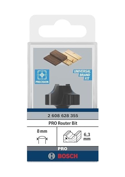 2608628355 Aksesuarı Profil E 8 Mm, R1 6,3 Mm, D 25,4 Mm, L 14,3 Mm, G 46 mm modelleri