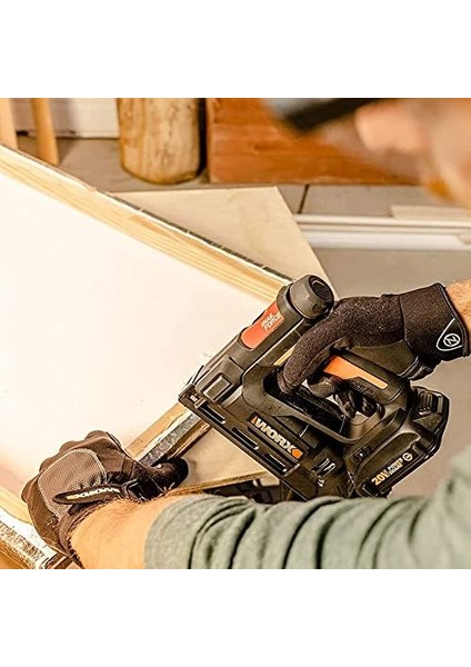 WX843 20VOLT/2.0AH. Li-Ion Şarjlı Profesyonel 6-14MM Zımba ve 15MM Çivi Çakma + 3500 Adet Yedek Zımba ve Çivi fiyatları