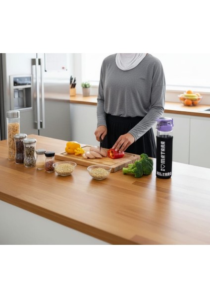 Kılıflı 550 cc Cam Motivasyon Sporcu Matarası – Sağlıklı ve Şık Tasarım | Yerli Üretim modelleri