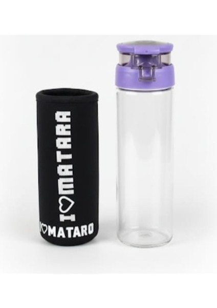 Kılıflı 550 cc Cam Motivasyon Sporcu Matarası – Sağlıklı ve Şık Tasarım | Yerli Üretim indirimleri
