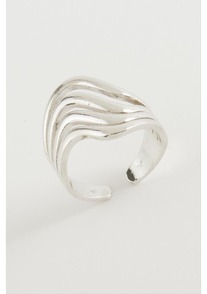 Oval Metal Yüzük