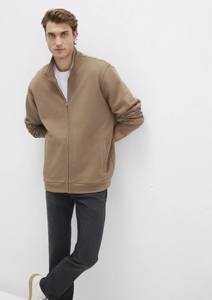 Erkek Full Zıp Sweatshırt Shitake 0S10377-70378 modelleri