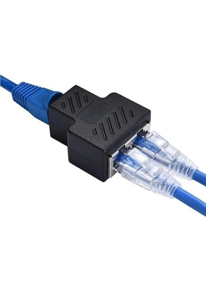2 Portlu Splitter, Çift Lan Kablosu, Ethernet Bölücü, Dişi Konnektörü - Ethernet Splitter modelleri