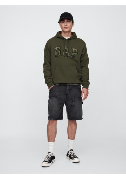 Erkek Haki Relaxed Gap Logo Sweatshirt modelleri