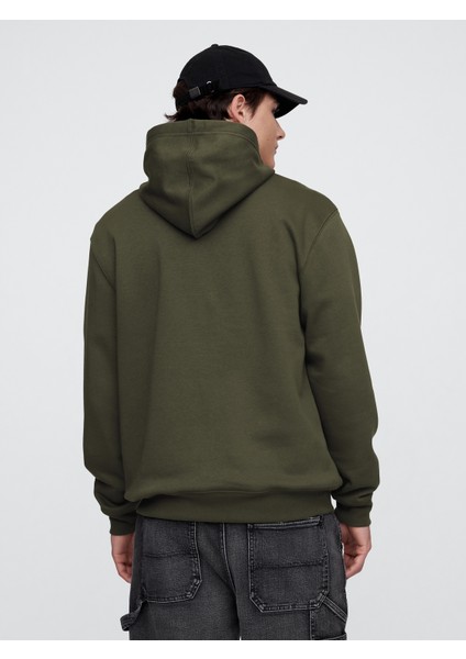Erkek Haki Relaxed Gap Logo Sweatshirt fırsatları