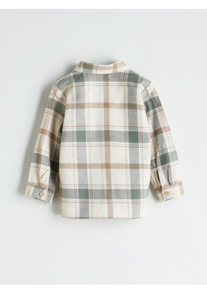 Yeni Sezon Ekose Erkek Bebek Gömlek ve Pantolon 2'li indirimleri