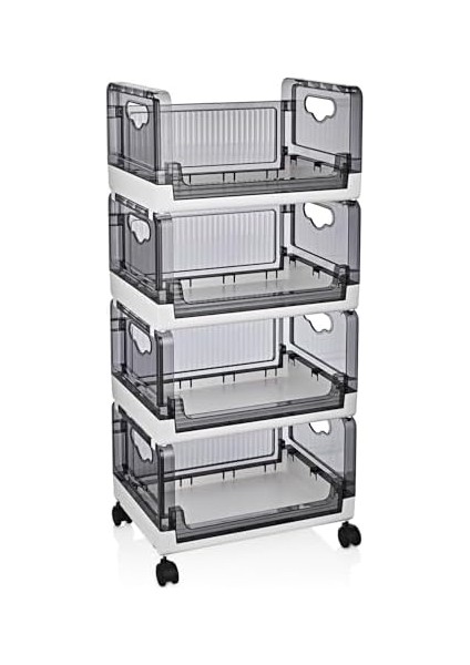 4 Katlı Portatif Organizer Raf Beyaz, Beyaz fiyatları