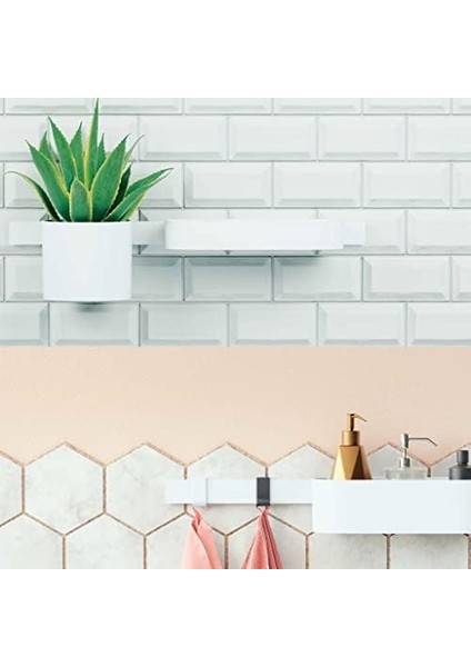 Wallstoris Saklama Sepeti, Duş Rafı, Delme Gerektirmeyen Duş Sepeti, Aksesuarı, Aksesuarları, Mat Beyaz fiyatları