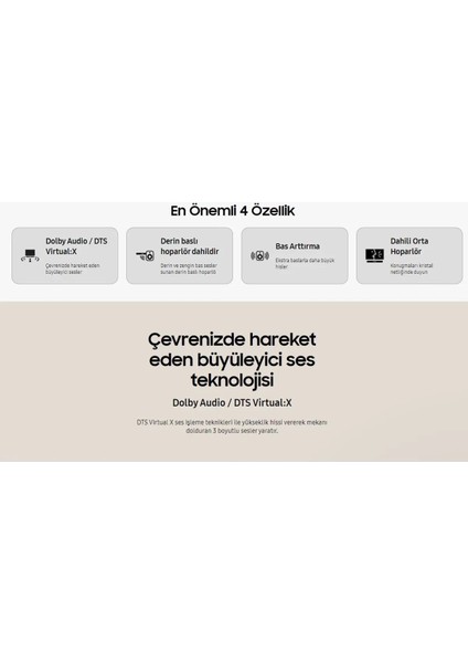 370WATT 3 Boyutlu Çevresel Ses Dts Virtual x & Dolby Audio Game Mode, Derin ve Zengin Bas Ev Sinema Sistemi - Bluetooth, Lambader(Onerous) indirimleri