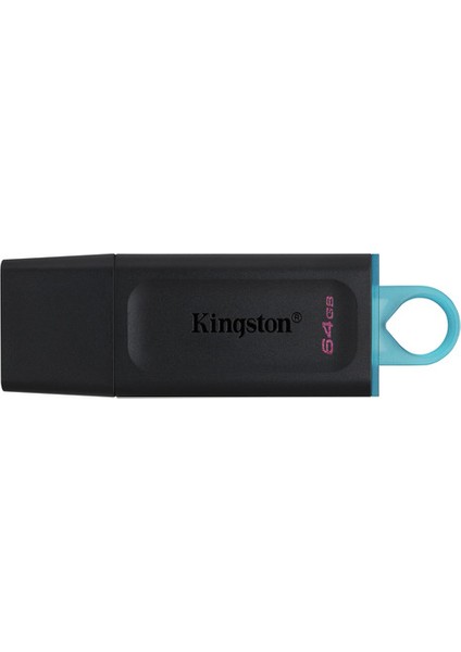 Kingston 64GB USB 3.2 Exodia Datatraveler Exodia (Black + Teal)