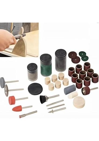 Parça Mini Gravür Seti, Taşlama, Zımparalama ve Aksesuarları, Çeşitli Uçlar ve Fırçalar fiyatları