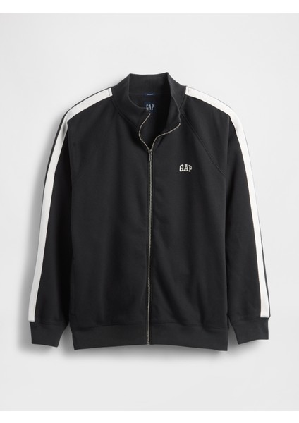 Erkek Siyah Vintagesoft Tam Fermuarlı Track Ceket fiyatları