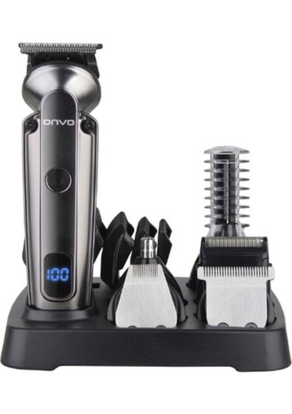 Çok Fonksiyonlu Erkek Bakım Seti, Saç, Sakal ve Vücut Için Gri Renkli fiyatları