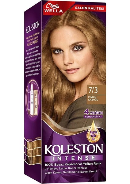 Koleston Intense Saç Boyası 7/3 Fındık Kabuğu - Salon Kalitesi modelleri