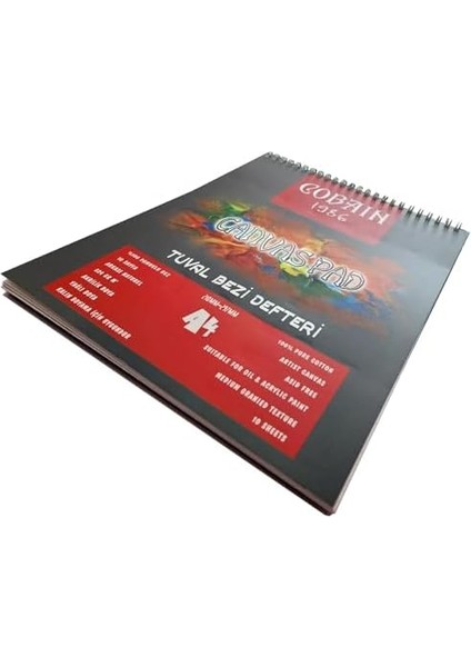 Sanat Demir 1986 Canvas Pad Tuval Bezi Defteri Akrilik, Yağlıboya, Guaj Defteri (A5) fiyatları