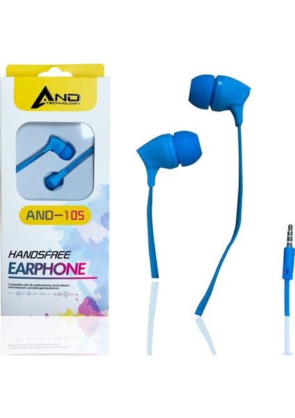 Mikrofonlu Kulakiçi Kulaklık Karışık Renk ROYALEKS-AND-105