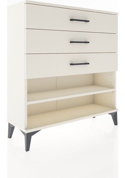 Arges Şifonyer Tek Raflı 3 Çekmeceli 88X30X96 Aytaşı-Aytaşı fiyatları