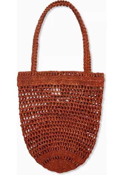Chloé Raffia Küçük Yazlık Muz Tote Çantası, Şık & Hafif, El Dokuması modelleri