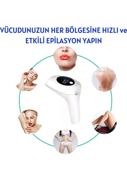 Profesyonel Lazer Epilasyon Aleti 999.999 Atım Tüy Alma Cihazı Kadın Erkek Lazer Ipl Tüm Bölge (5067) indirimleri