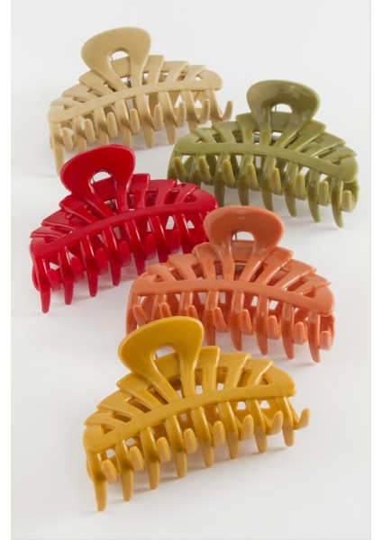 Oval Renkli Mandal Toka 8 cm