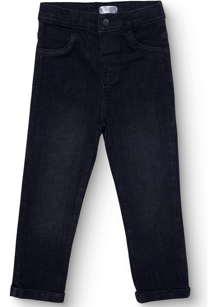 Erkek Bebek Cool Boy Denim Pantolon Denim Lastikli Paça