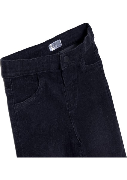 Erkek Bebek Cool Boy Denim Pantolon Denim Lastikli Paça modelleri