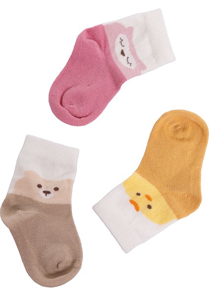 Kız Bebek 3lü Soket Çorap modelleri